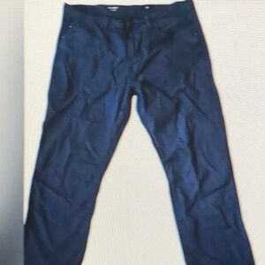 Ag Adriano Goldschmied Blue checked pattern Straight leg pants